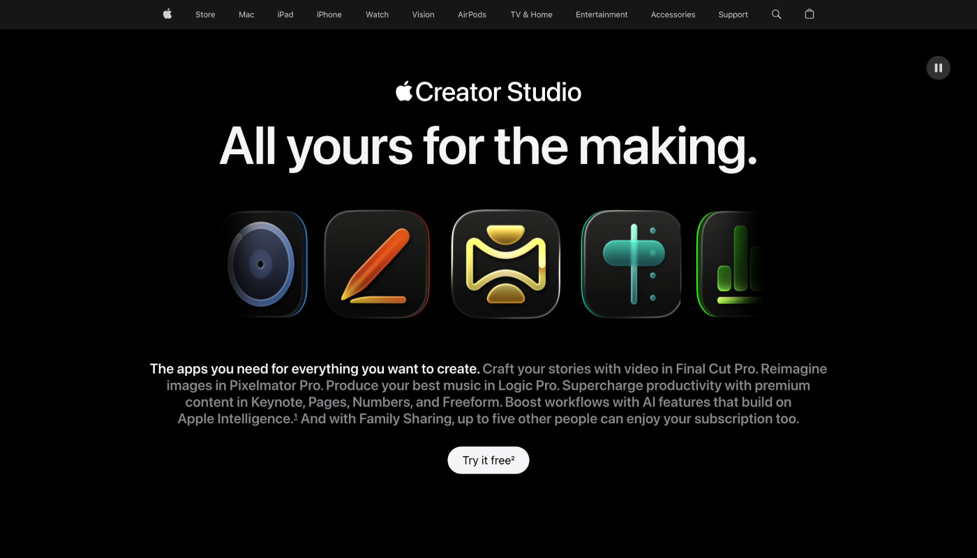 apple creator studio